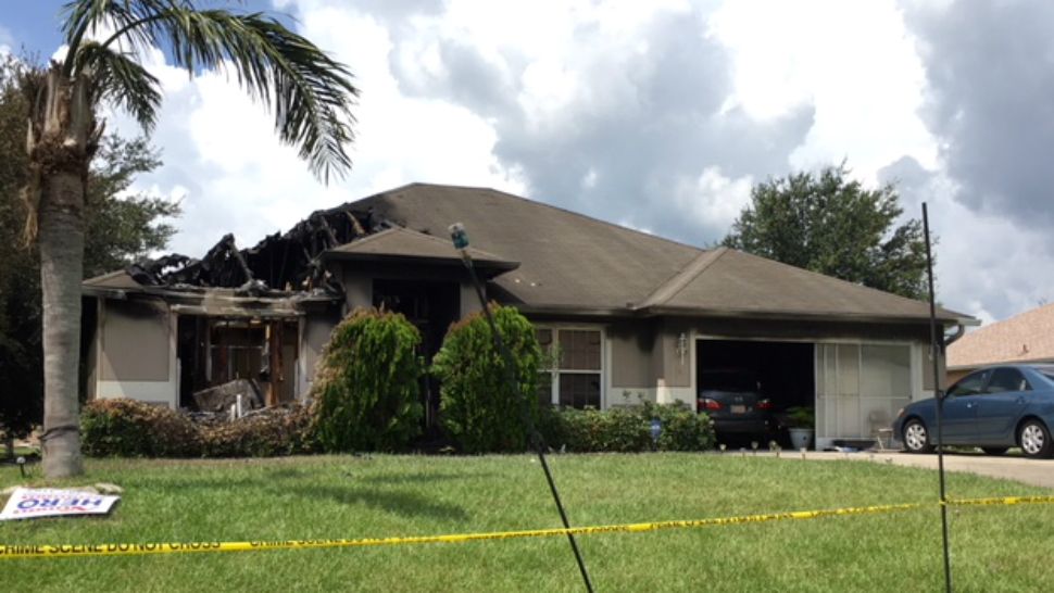A man was found dead near the front door of an Osceola County home following a fire on Thursday morning. (Eugene Buenaventura, staff)