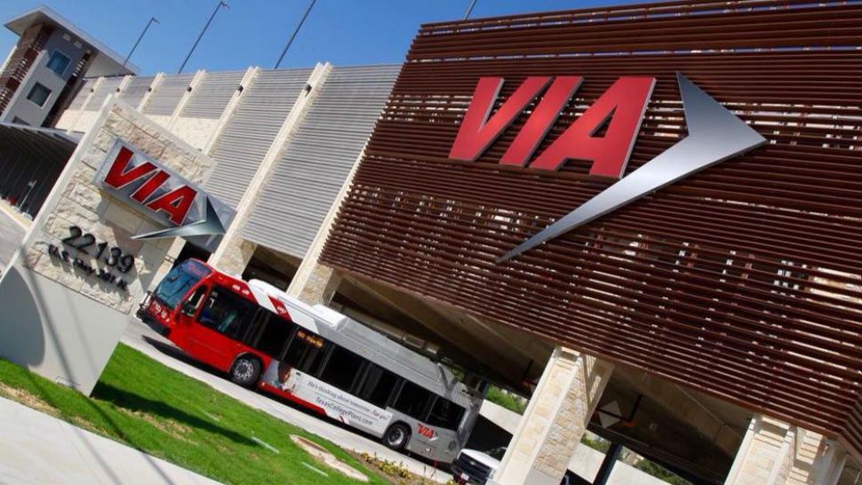 A VIA bus leaves the station in this undated file image. (Spectrum News Images)