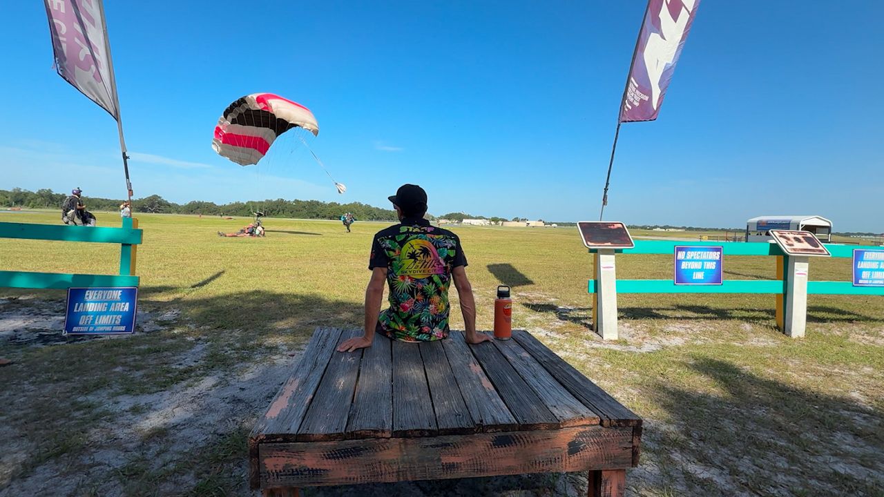 Forget therapy, skydiving is all that Joe Rego needs. (Spectrum Sports 360)