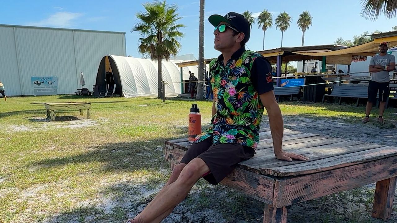 The sky is the limit for skydiver Joe Rego