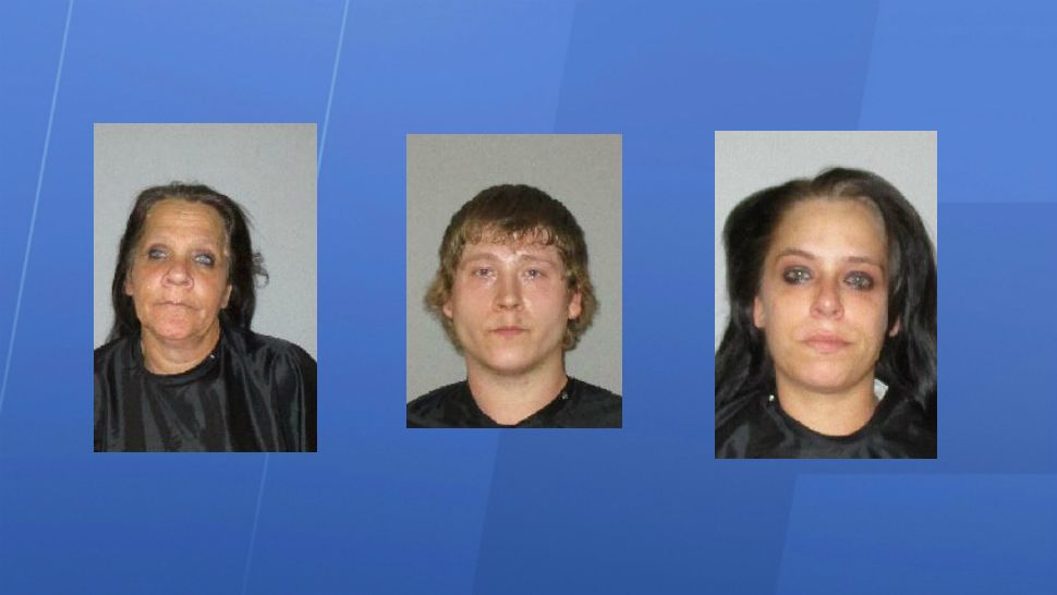 Lynn Kulka, Michael Choate and Rene Marchetta were arrested on multiple counts of child neglect. (Flagler County Sheriff's Office)