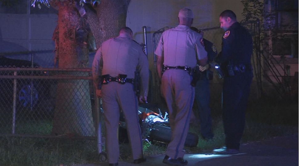 Motorcyclist Stops for Gas During Police Chase