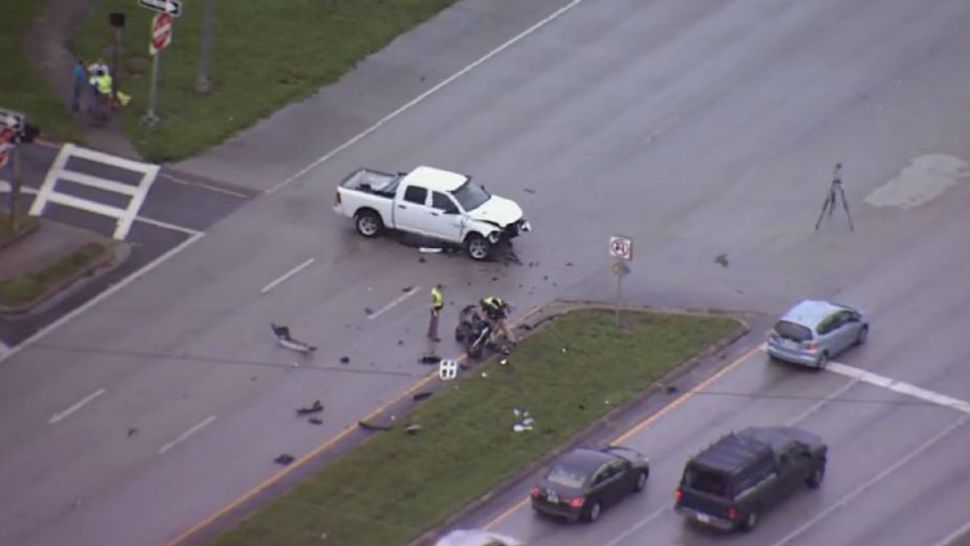 Motorcyclist killed in crash on Colonial Drive, FHP says