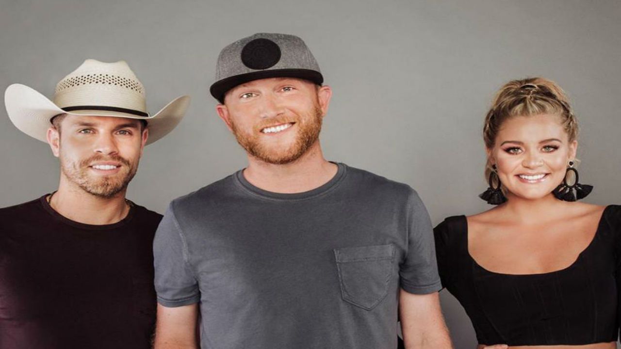 image of Cole Swindell and Dustin Lynch and Lauren Alaina
