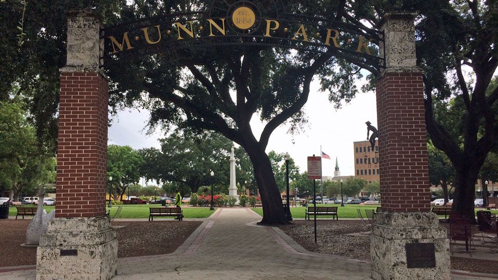 The Lakeland Historic Preservation Board Design Review Committee unanimously approved the city’s request to move the monument from Munn Park. (Stephanie Claytor, Staff)
