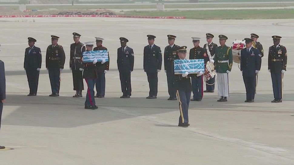 Remains of U.S. soldiers who fought and gave their lives during the Korean War are on their way home from North Korea. 