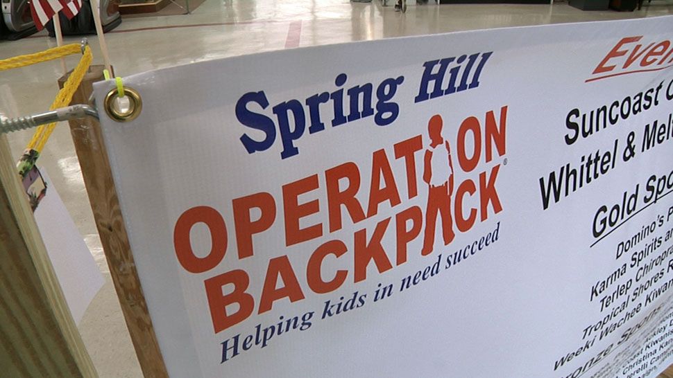 'Operation Backpack' helps families in need
