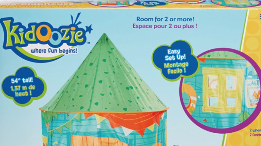 Epoch Everlasting Play is recalling about 251,600 of its Kidoozie play tents and playhouses due to the flammability risk and burn hazard. (EPOCH Everlasting Play)