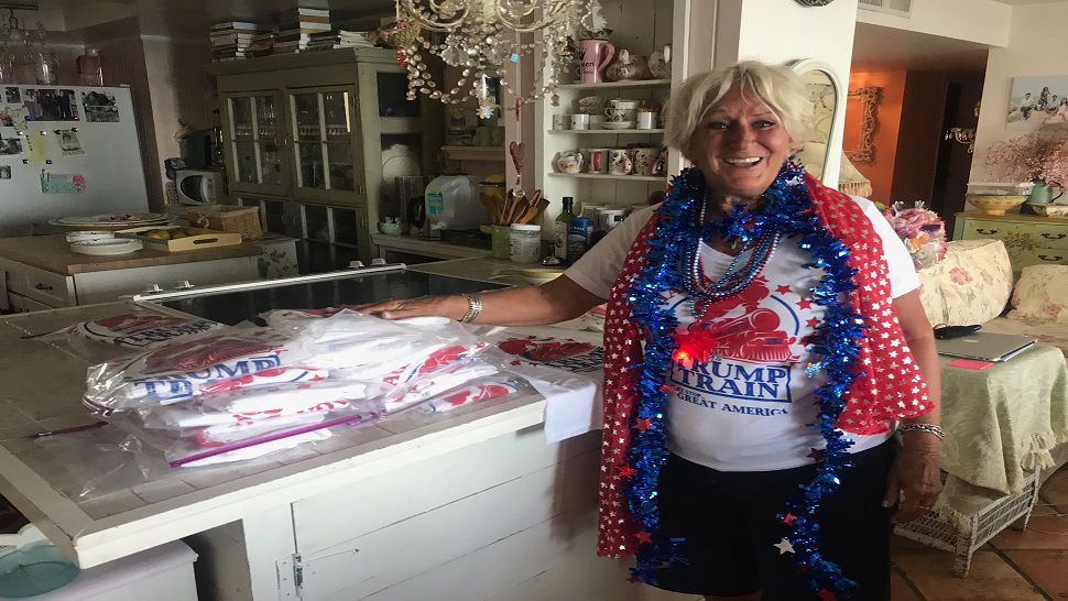 Clearwater resident Penny Jones designed and ordered 100 custom shirts just for the occasion. (Angie Angers, staff)