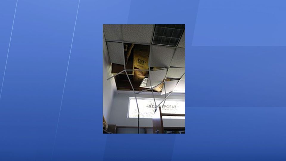 Break in damage closes library