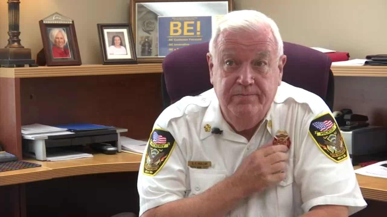 Long Time Hickory Fire Dept Chief Retiring