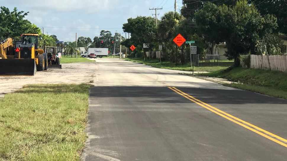 Dairy Road, which was damaged in storms pre-Hurricane Irma, has reopened after months of repairs. (Greg Pallone, staff)