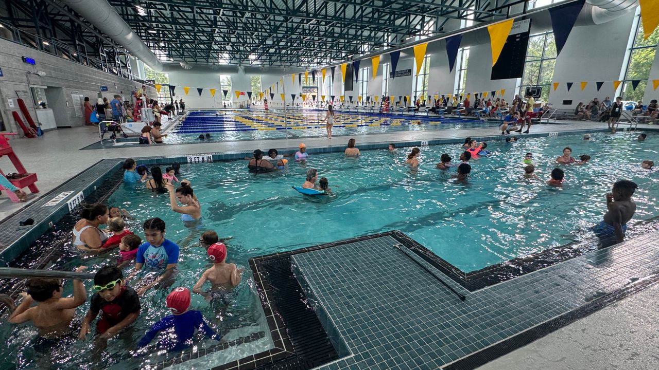 Pool party celebrates reopening of Long Center's pool in Clearwater