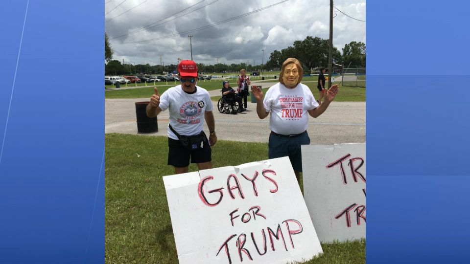 President Donald Trump in Tampa