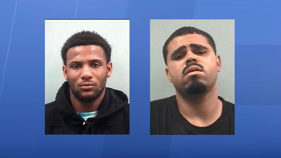 Xavier Deon Turner, 22, and Kenneth Monte Levatt Jr, 24, are accused of shooting a 22-year-old man late Sunday. (Cocoa Police Department)