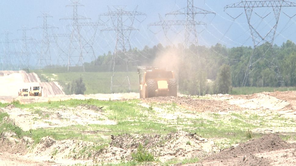 Crews at work on the Suncoast Parkway extension in Citrus County