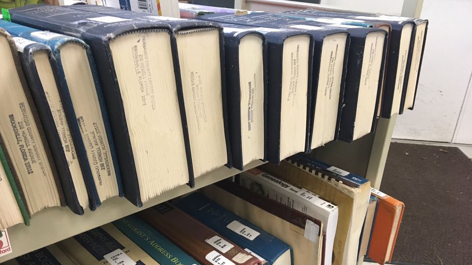 Brooksville library damaged by breakin, weekend weather