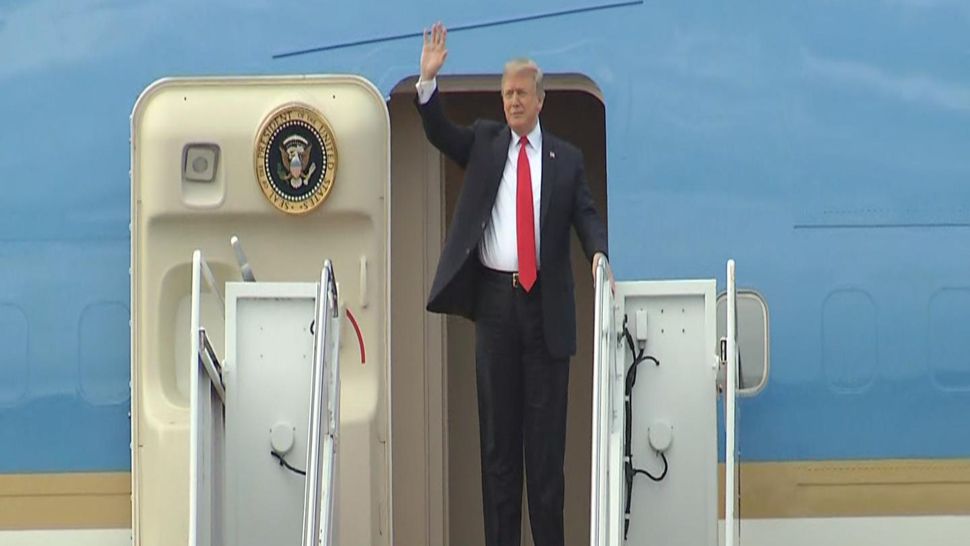 President Donald Trump in Tampa