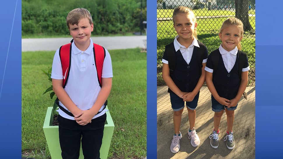 Sent to us via the Spectrum News 13 app: "First day of school for Flagler County was on Friday. Buddy Taylor Middle School and Bunnell Elementary School welcomed these cuties," writes Tiffany.