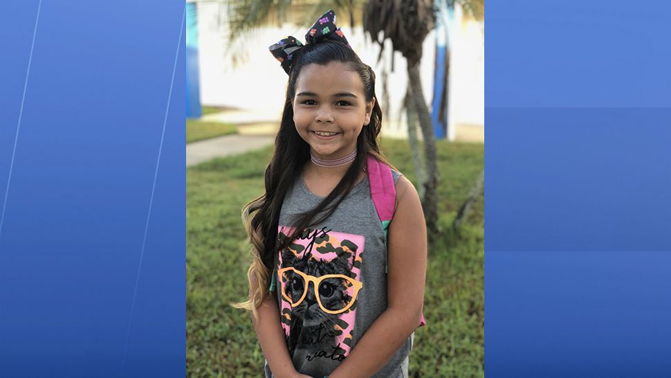 Sent to us via the Spectrum News 13 app: "My granddaughter, Reianna Reis, on her first day of school (5th grade) at Dr. W.J. Creel Elementary School, Melbourne.," writes Shaimaa.
