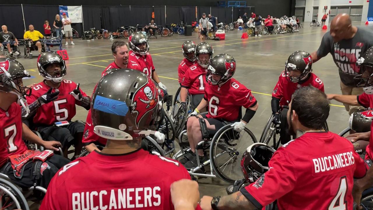 We can do anything': Buccaneers wheelchair football team excited for  inaugural season in 'Champa Bay'