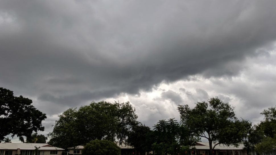 Wednesday afternoon clouds in West Bradenton. (Judi Lewis via Spectrum Bay News 9 app)