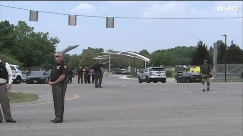 Law enforcement responded to reports of an active shooting at Wright-Patterson Air Force Base in Ohio. (CNN)