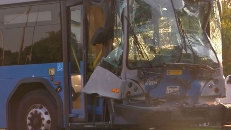 Video shows aftermath of Capital Metro bus crash