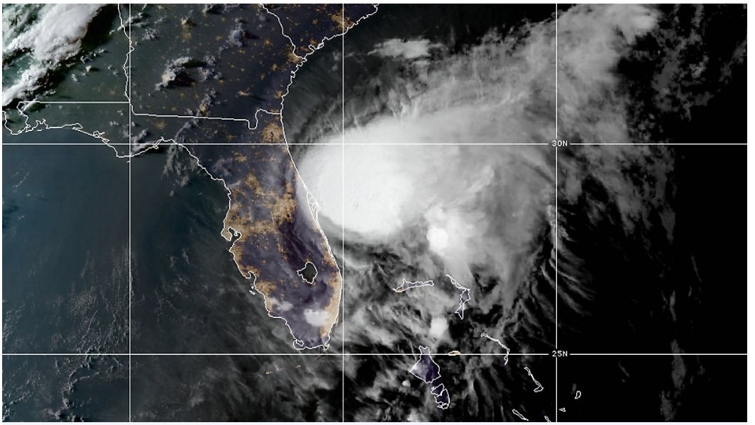 Tropical Storm Isaias Satellite Image (NOAA)