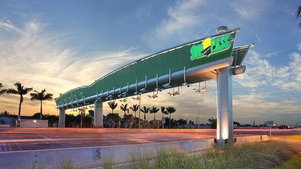 A SunPass toll. 