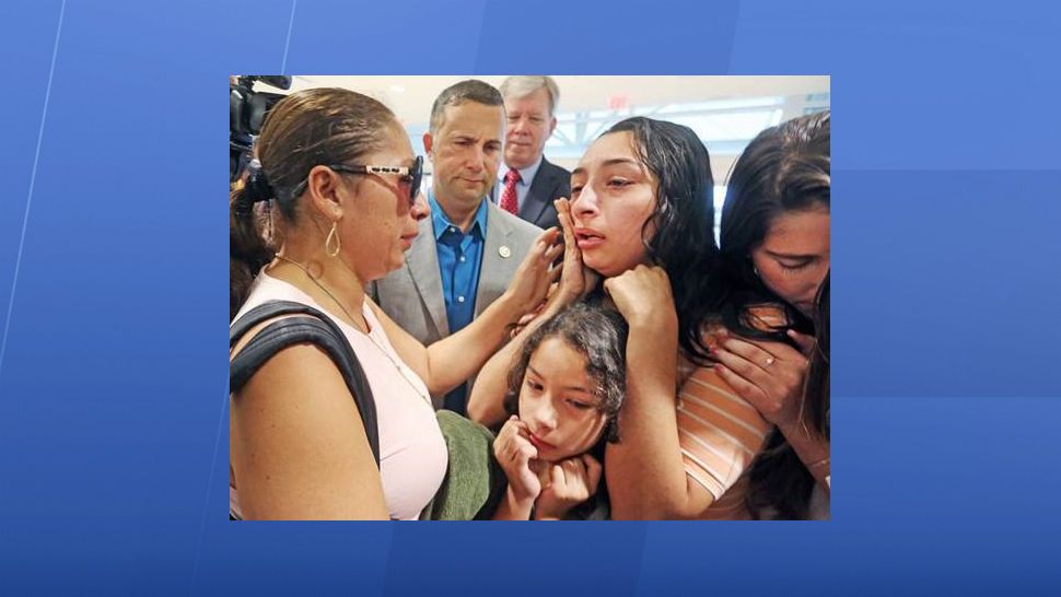 Alejandra Juarez, the wife of a former U.S. Marine, was deported back to Mexico Friday following a deportation order by the U.S. Department of Immigration and Customs Enforcement. 