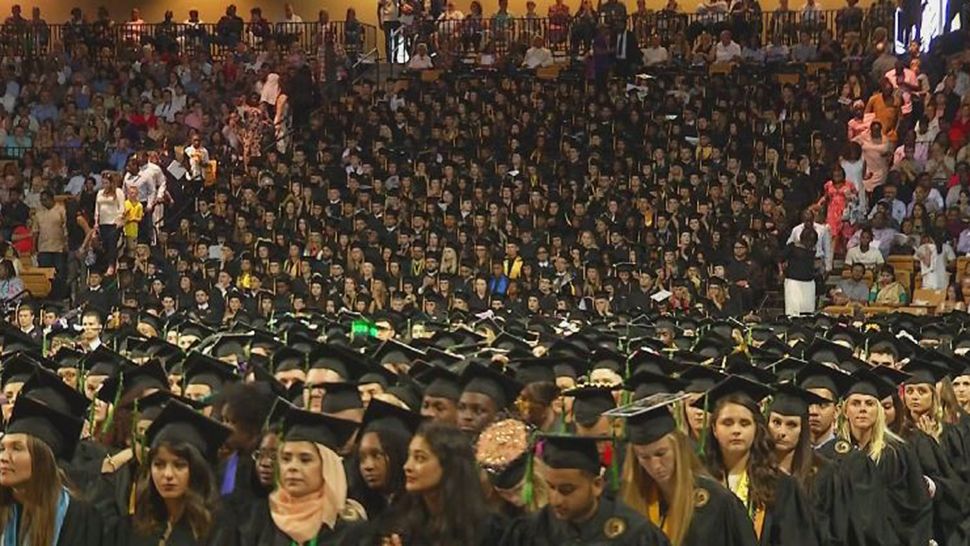 More than 3,700 students graduated from the University of Central Florida on Saturday, Aug. 4, 2018. (Spectrum News 13) 