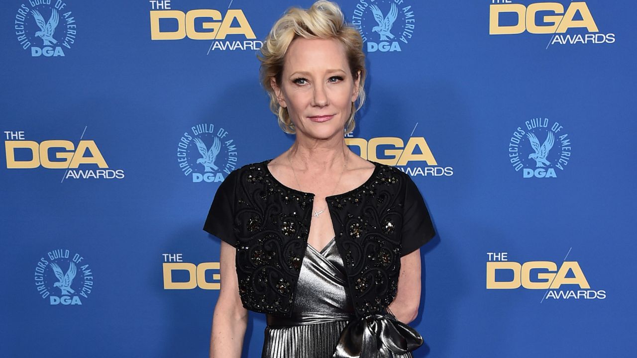 Anne Heche arrives at the 74th annual Directors Guild of America Awards, Saturday, March 12, 2022, at The Beverly Hilton in Beverly Hills, Calif. (Photo by Jordan Strauss/Invision/AP)