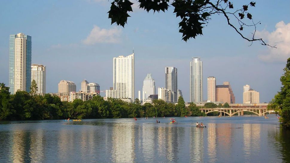 View of the Lady Bird Lake and the Austin skyline. (Photo Courtesy: City of Austin)