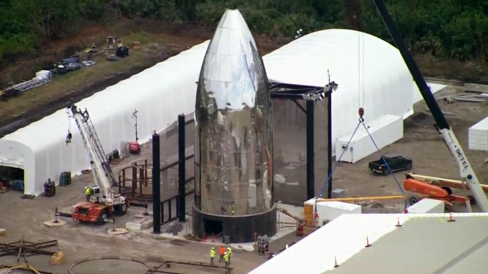 SpaceX is awaiting approval from the Federal Aviation Administration before proceeding with Starship’s next phase: going into orbit. SpaceX CEO Elon Musk said he expects the go-ahead in March and that the rocket should be ready to fly by then as well. That would put the launch in the next couple of months, he added. (File photo)