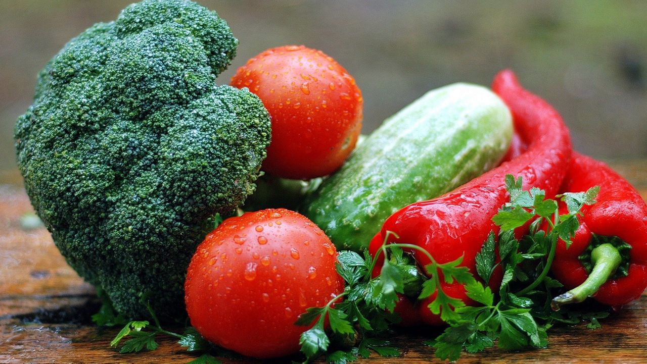 Photo of wet vegetables (photo credit: Pixabay)