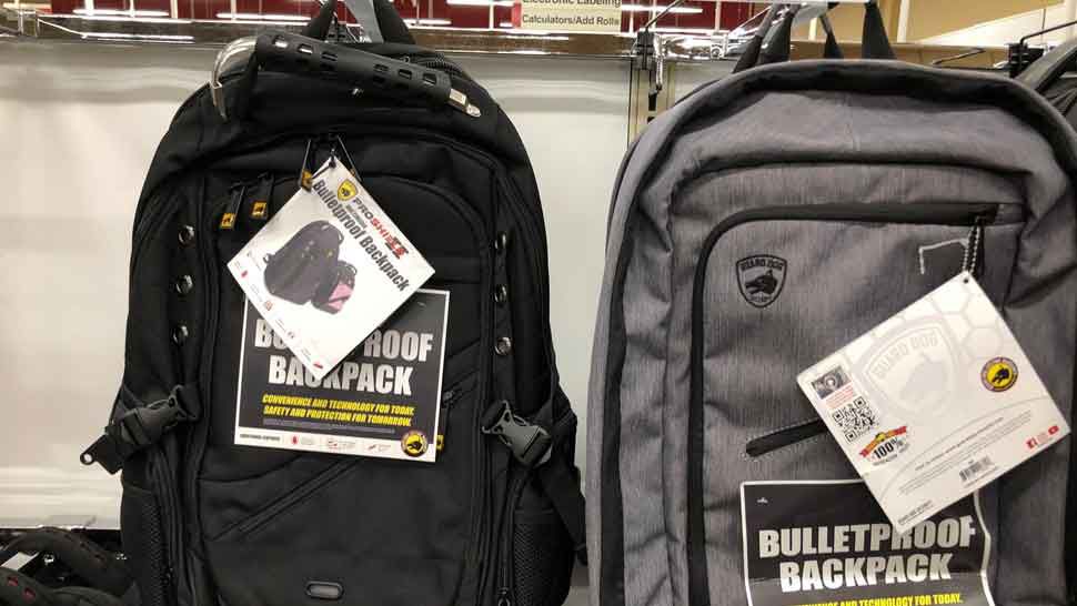 Bullet resistant 2025 backpack office depot