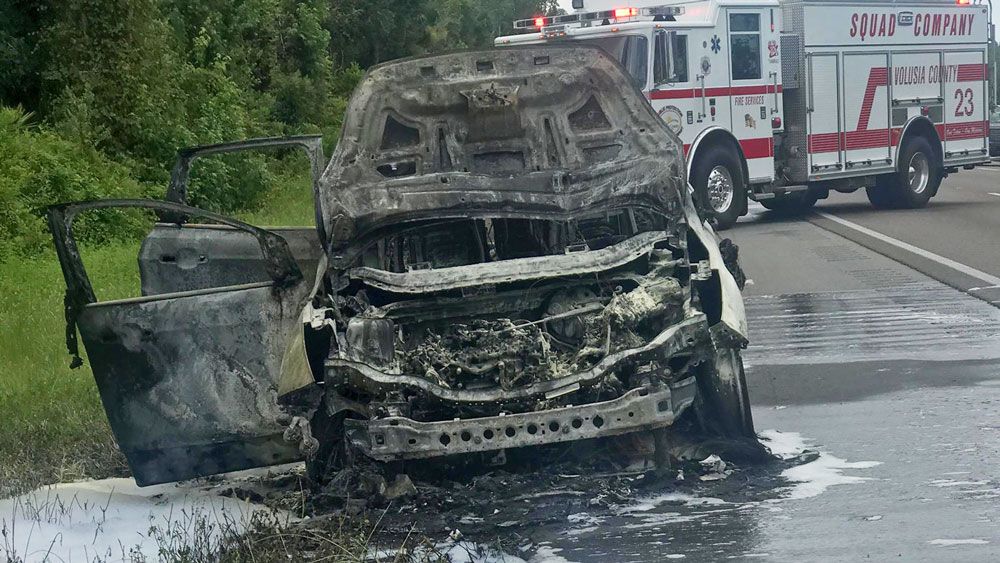 Joan Williams says her 2013 Ford Escape went up in flames last month. The vehicle was recalled several times, but she says she was never notified. (Photo courtesy of Joan Williams)