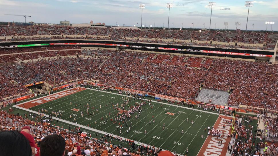 Texas Longhorns football game. (Ashley McElroy/Spectrum News)