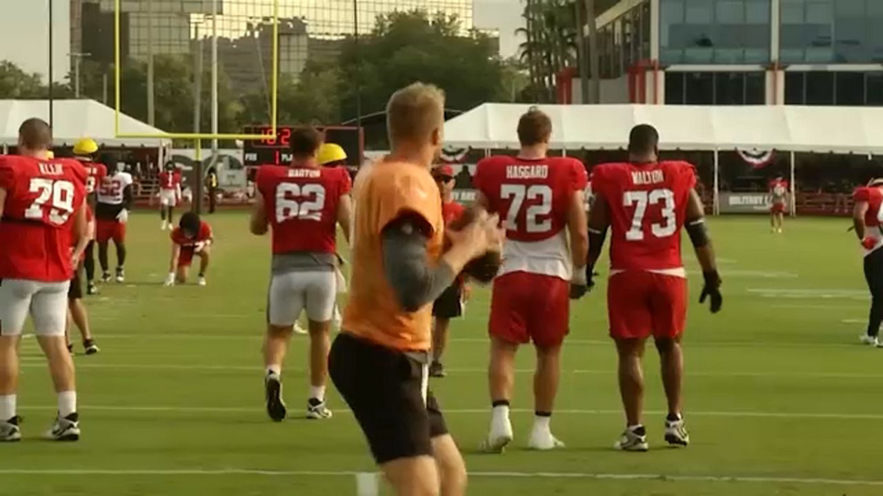 Bucs say goodbye to training camp, honor military and prep for preseason opener