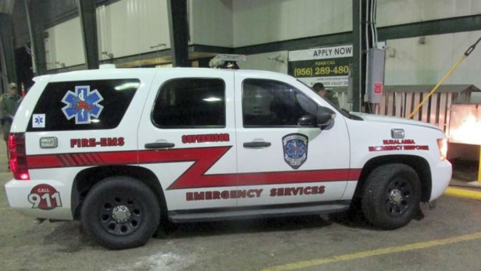 Photo of the vehicle disguised as an emergency services vehicle. (Courtesy: U.S. Customs and Border Protection Rio Grande Valley via Twitter)