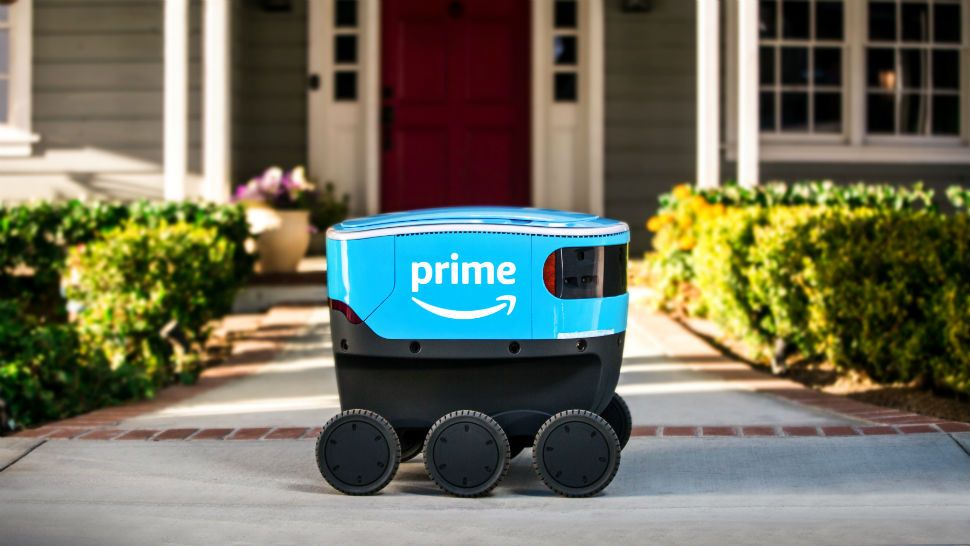 Amazon Self-Driving Robots Hit Irvine Sidewalks