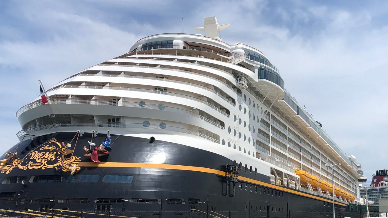 Disney Dream Cruise Ship Leaves Port Canaveral