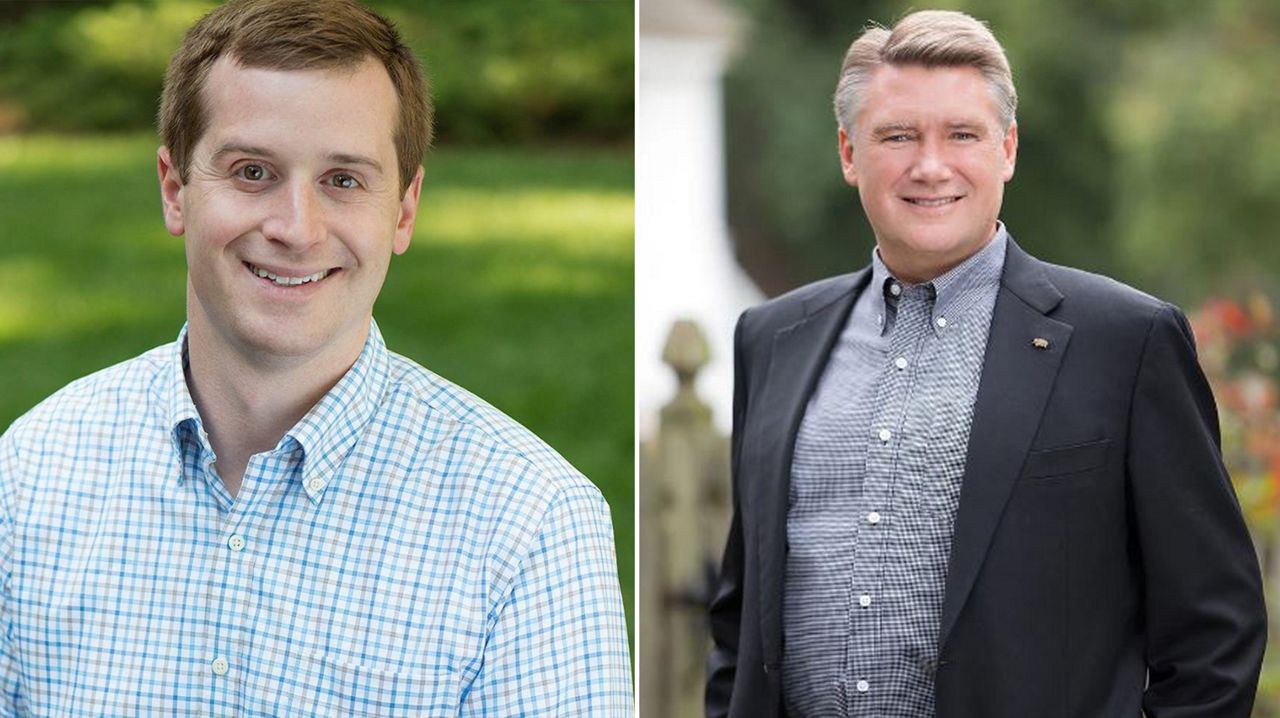 District 9 candidates Dan McCready (D) and Mark Harris (R)