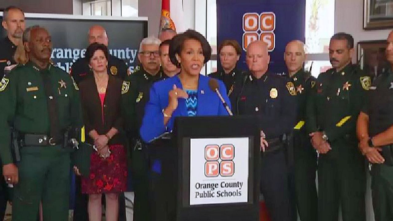 Orange County Public Schools Superintendent Dr. Barbara Jenkins says the district is rolling out additional security measures ahead of the start of the new school year. (Spectrum News image)