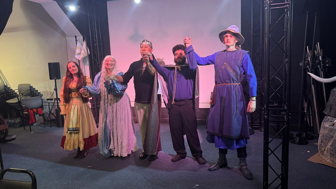Cast of The Last Unicorn Adaptation rehearses for premiere
