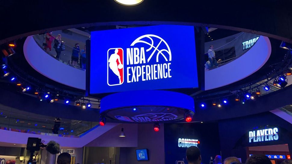 The NBA Experience at Disney Springs opened in 2019. (File)