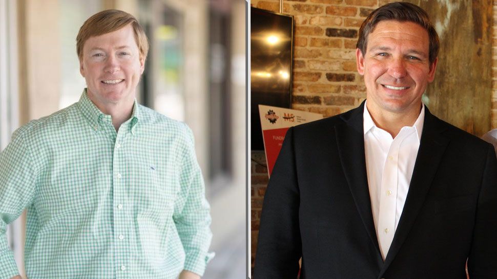 A new poll conducted by Florida Atlantic University shows the two top Republican candidates for governor, Adam Putnam (left) and Ron DeSantis (right), are in a near tied race. (Spectrum News file)