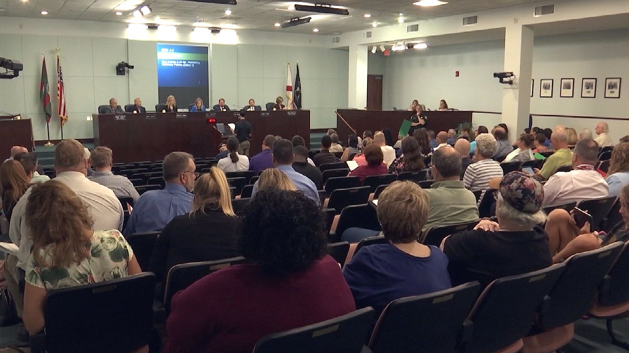Brevard County Commission unanimously passed anti-sanctuary immigration measure at a Tuesday, Aug. 15, 2018 meeting. (Matt Fernandez, staff)