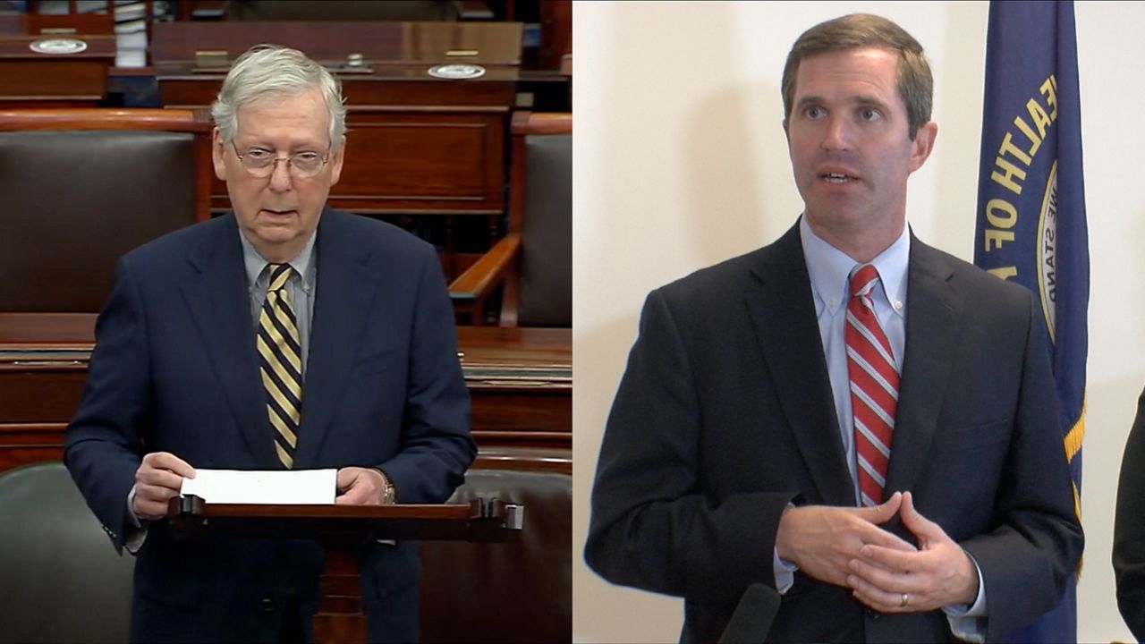 Senate Majority Leader Mitch McConnell unveiled a $500 billion coronavirus relief package Tuesday